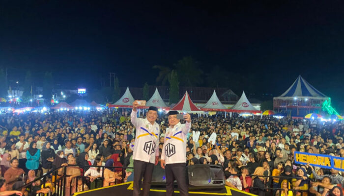 Deklarasi Perdana Pasangan DEWA Dipadati Ribuan Warga