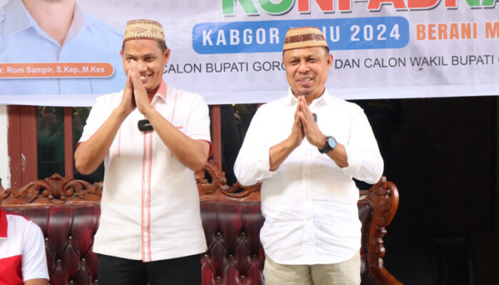 Paslon Roni-Adnan Siap Dituntut Jika Tidak Menepati Janji