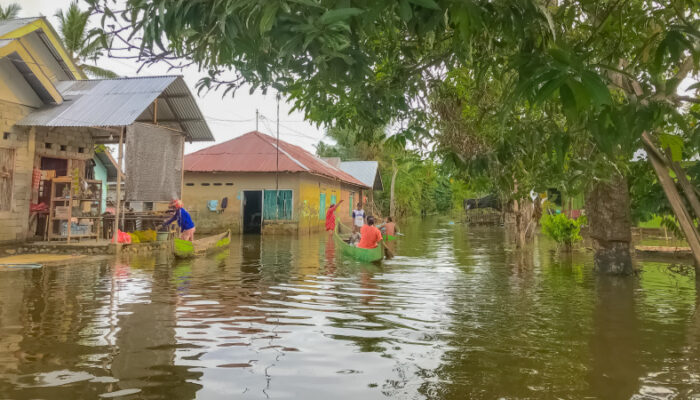 Masih Terendam Banjir, Warga Kayu Bulan Belum Tersentuh Bantuan Pemerintah
