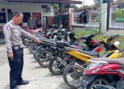 Satlantas Polres Gorontalo Amankan 35 Unit Motor Terlibat Balap Liar