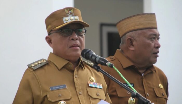 Pesan Bupati Sofyan di Apel Perdana: ASN Harus Jadi Teladan