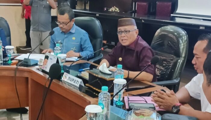 Bupati Sofyan Wajibkan Ritel Modern Jual Produk UMKM