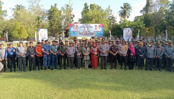 Apel Siaga Satlinmas Wujud Kesiapan Pemda Sukseskan Dua Event Nasional