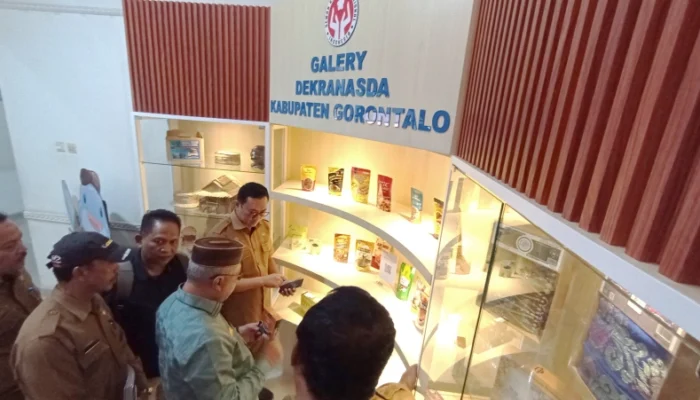 Promosikan Produk UMKM, Pemkab Gorontalo Hadirkan Galeri Dekranasda di Kantor Bupati