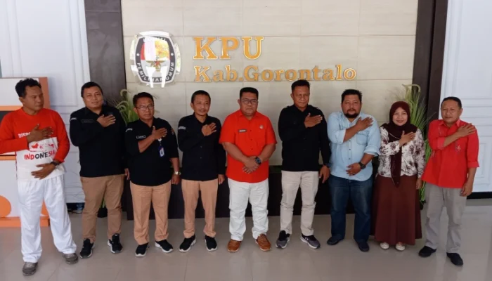 Sekda Sugondo Silaturahim dengan Komisioner KPU Kabgor