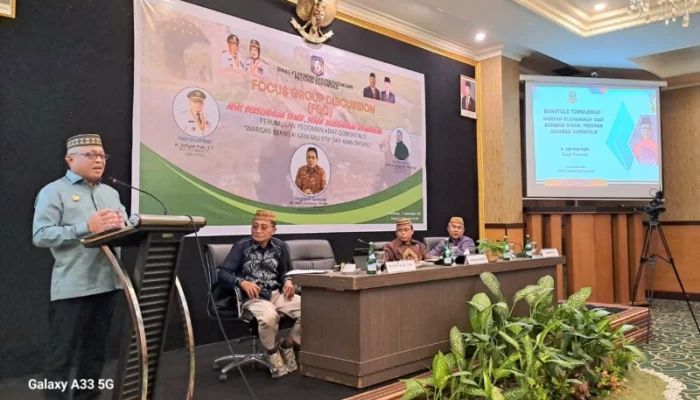 FGD Perumusan Adat Gorontalo, Bupati Sofyan Tekankan Pentingnya Penyatuan Pemikiran
