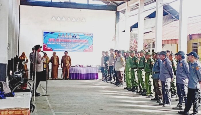 Maksimalkan Peran Hansip, Kecamatan Telaga Biru Gelar Apel Restorasi Satlinmas