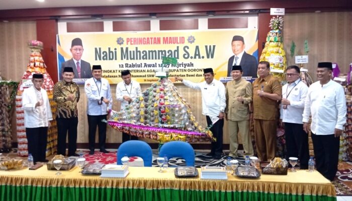 Kemenag Kabgor Rayakan Maulid Nabi dengan 128 Tolangga untuk Yatim dan Lansia