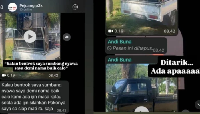 Heboh Chat Aktivis Gorut Sebut Siap Korbankan Nyawa Demi Calo
