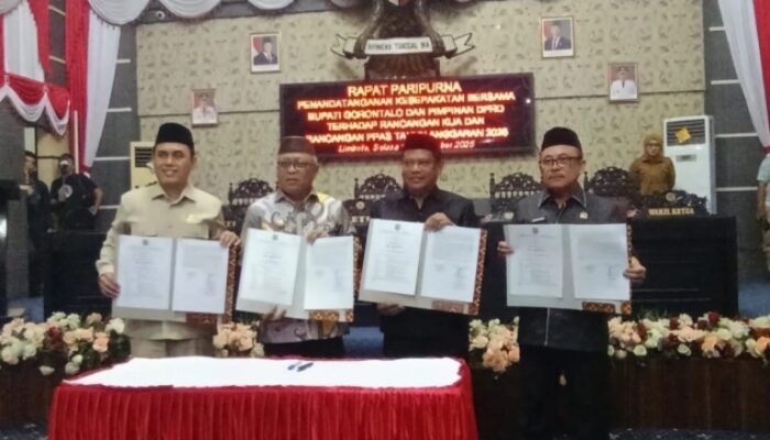 Pemda dan DPRD Kabupaten Gorontalo Sepakati KUA-PPAS 2026