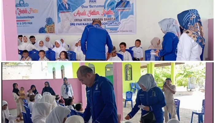 Sambut Tahun Baru, PAN Kabgor Santuni Anak Yatim dan Gelar Doa untuk Keselamatan Bangsa