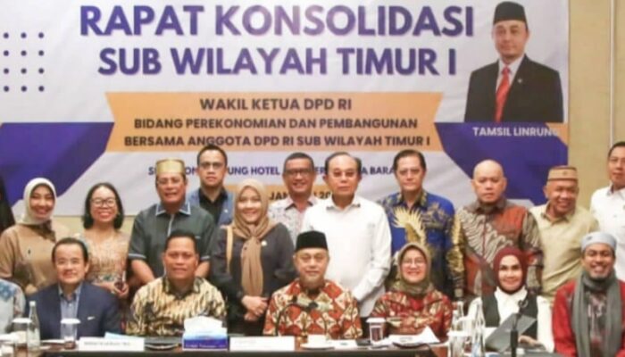 Hadiri Konsolidasi DPD RI Sub Wilayah Timur I, Rahmijati Jahja Dorong Pembangunan Merata