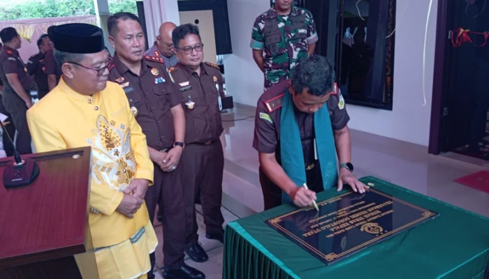 Resmikan Rudis Kajari Gorut, Kajati Sampaikan Pesan Penting