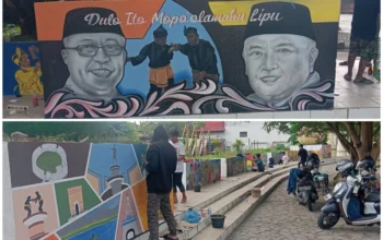HPN ke-80, All Jurnalis Gorontalo Warnai Taman Budaya Limboto Lewat Lomba Mural