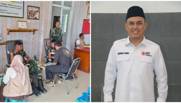 Zulfikar Apresiasi Donor Darah Kodim 1315, Bantu Jaga Stok Jelang Ramadhan