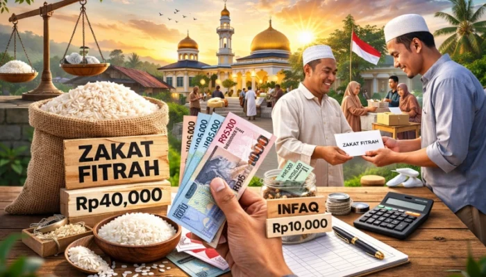 Ramadhan 1447 H, Zakat Fitrah di Kabupaten Gorontalo Ditetapkan Rp40 Ribu, Infaq Rp10 Ribu