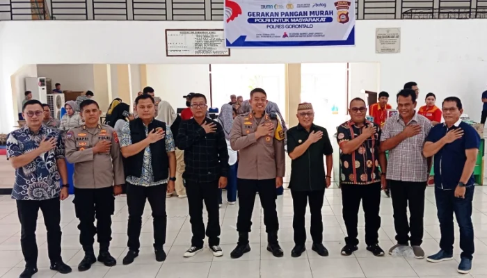 Polres Gorontalo Gelar Gerakan Pangan Murah, Bantu Warga Penuhi Kebutuhan Ramadan