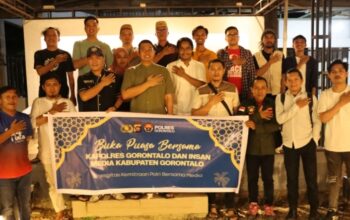 Kapolres Gorontalo Pererat Silaturahmi dengan Insan Pers Lewat Buka Puasa Bersama