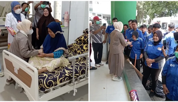 Pasien hingga Cleaning Service RSUD Dunda Limboto Terima THR dari Rahmijati Jahja