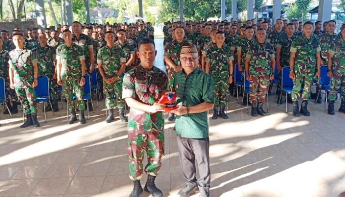 Jelang Tugas ke Papua, Prajurit Yonif 713/ST Dapat Pesan Khusus dari Bupati Sofyan
