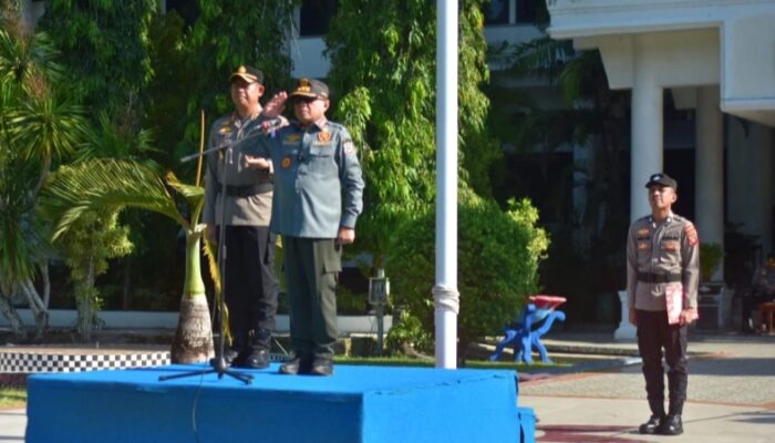 Pimpin Apel Kesiapan, Bupati Sofyan Tekankan Pengamanan Humanis Saat Lebaran Ketupat