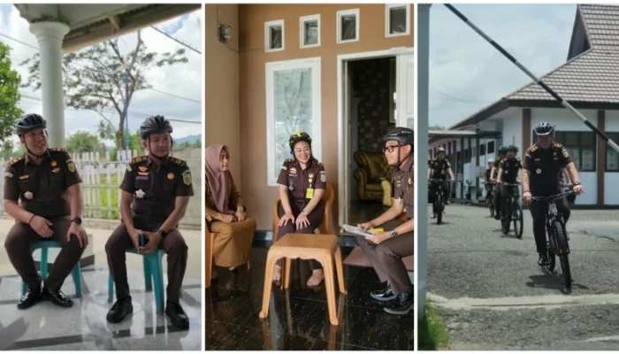 Inovatif, Kejari Bone Bolango Hadirkan Pelayanan Hukum Keliling Pakai Sepeda