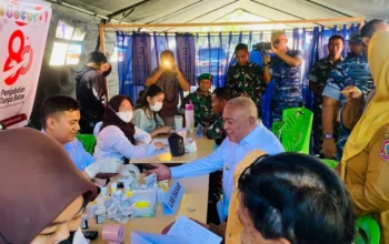 TNI AU Gelar Donor Darah dan Bazar Murah, Wabup Tonny: Bukti Kepedulian ke Masyarakat