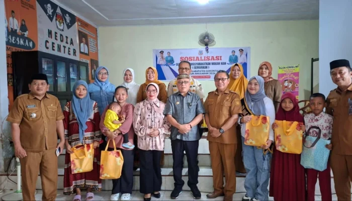 Buka Sosialisasi GEMARIKAN, Bupati Sofyan Ajak Warga Gemar Konsumsi Ikan