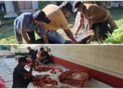 Tebar Kepedulian di Hari Raya, SMAN 1 Limboto Sembelih 5 Hewan Kurban