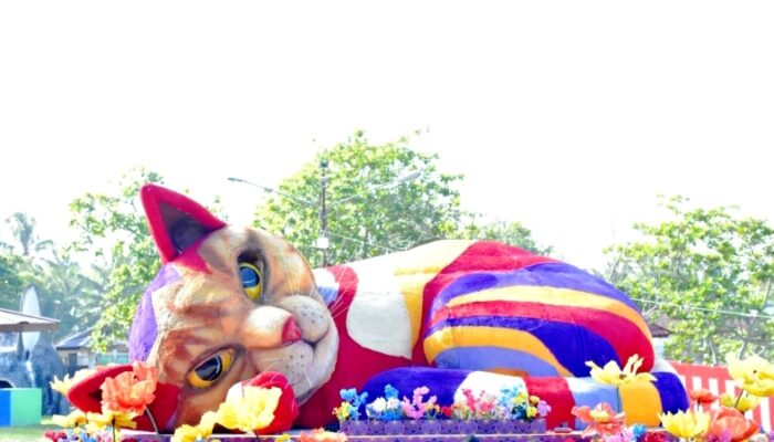 Pentadio Resort Punya Ikon Baru, Kucing Raksasa Siap Sambut Wisatawan