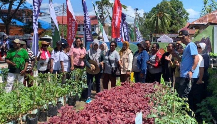 PENAS XVII Jadi Ajang Belajar, Kontingen Papua Kagumi Pekarangan Pangan Bergizi Gorontalo