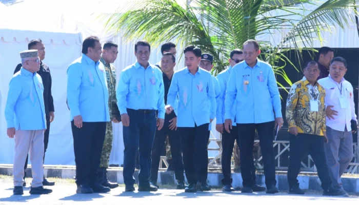 Bangga! Karawo Gorontalo Dipakai Gibran hingga Menteri Saat Pembukaan PENAS XVII
