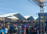 Lautan Manusia Padati Limboto, Menanti Kedatangan Prabowo di PENAS XVII