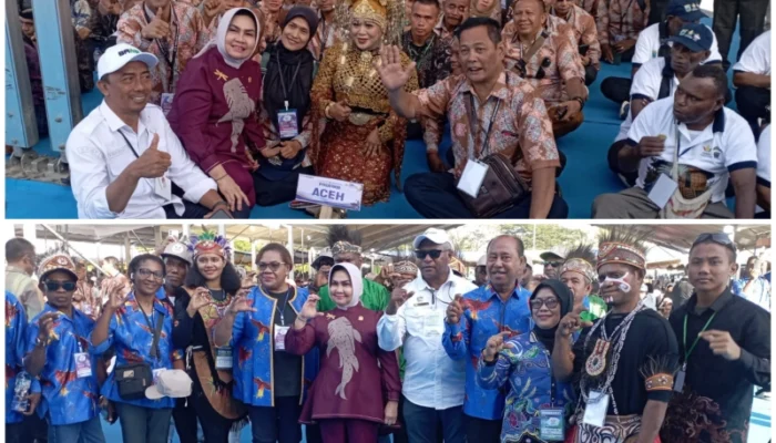 Momen Kebersamaan di PENAS XVII, Rahmijati Jahja Berbaur dengan Petani dan Nelayan Nusantara