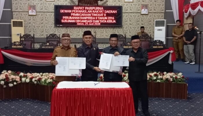 Perampingan OPD di Kabupaten Gorontalo Resmi Disahkan, dari 32 Kini Jadi 24