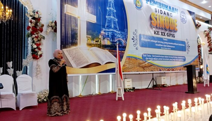 Rahmijati Jahja Hadiri Pembukaan Sidang Sinode XX GPIG, Wujudkan Semangat Toleransi dan Kebersamaan
