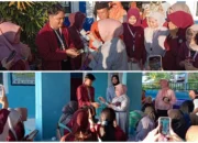 Mahasiswa KKN UNG Kecipratan Rezeki Saat Rahmijati Jahja Reses di Tibawa