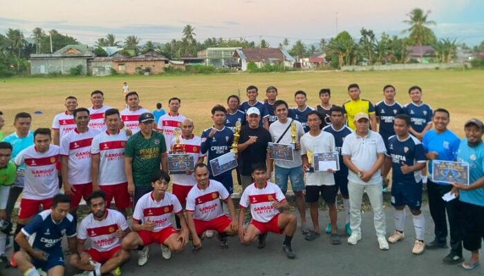 Liga 25K Telaga Biru Resmi Ditutup, Zulfikar Usira Siapkan Turnamen HUT RI Libatkan 15 Desa