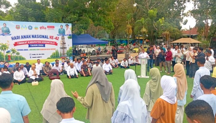 Sofyan Puhi Kukuhkan Forum Anak “For Hulontalo”, Wujudkan Kabupaten Gorontalo Layak Anak