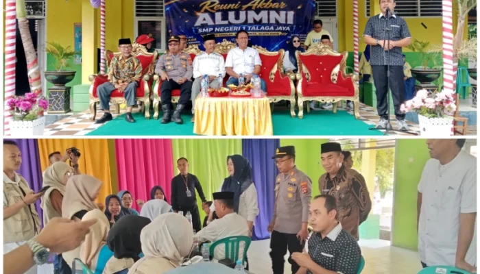 Hadiri Reuni Akbar SMPN 1 Telaga Jaya, Zulfikar Usira Dorong Semangat Silaturahmi dan Kepedulian Sosial