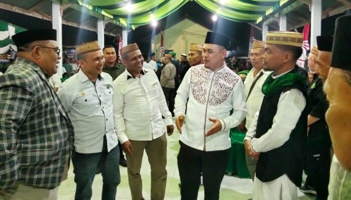 Hadiri Doa Akbar Ilmu Ilomata, Zulfikar Usira Tegaskan Komitmen Dukung Organisasi Kemasyarakatan