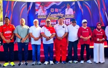 Hadiri Gerakan 1.000 Bendera, Zulfikar Usira Ajak Warga Kibarkan Sang Merah Putih