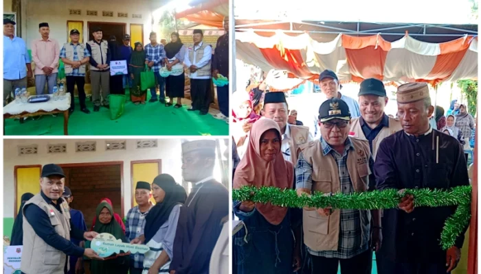 Bupati Sofyan Kembali Resmikan Rumah Layak Huni dan Salurkan Beragam Bantuan Baznas