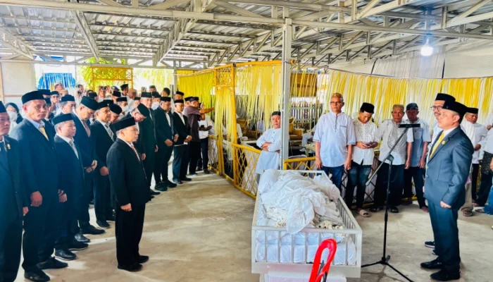 DPRD Kabgor Berduka, Zulfikar Pimpin Apel Persada Lepas Jenazah Abdul Rahman Akase