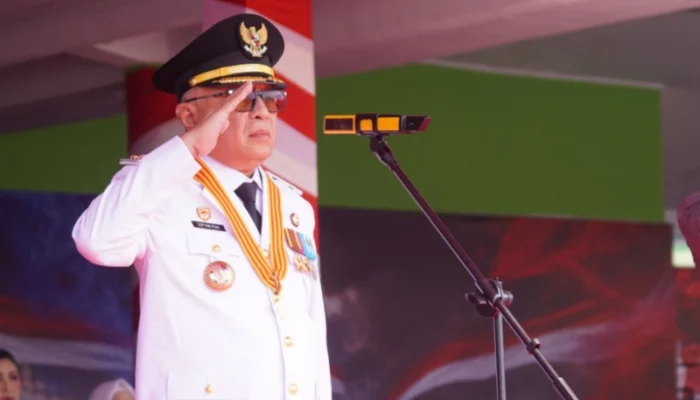 Pimpin Upacara HUT RI, Sofyan Puhi Serukan Persatuan dan Semangat Membangun Kabgor