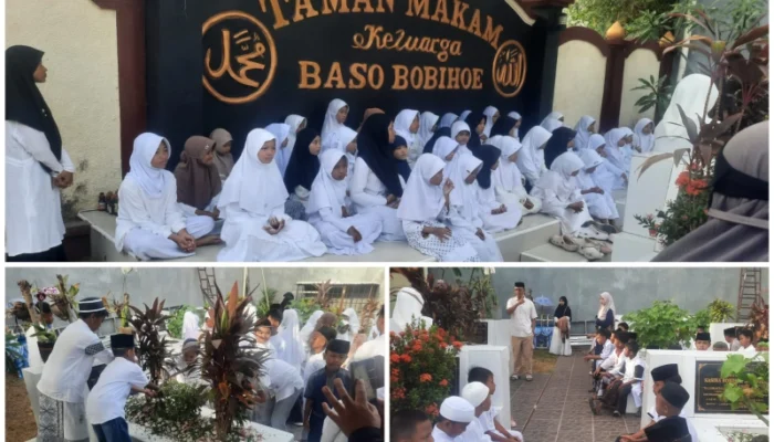 Kenang Pengabdian David Bobihoe, Ratusan Santri RCQ Ziarah di Hari Kemerdekaan