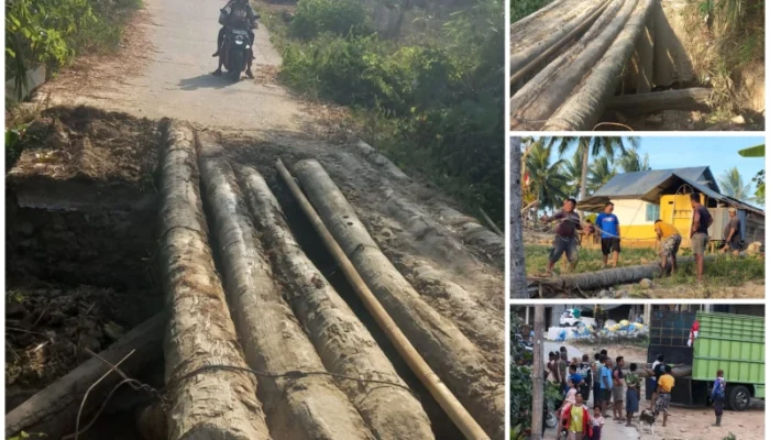 Plat Duiker Ambruk untuk Kedua Kalinya, Warga Ulobua Menanti Perhatian Pemerintah