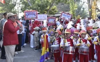 Dari Polisi hingga Bupati, Begini Cara Anak TK/PAUD Limboto Merayakan Kemerdekaan