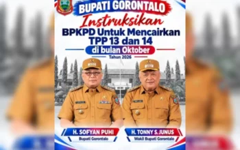 TPP 13 dan 14 Segera Cair, Pemkab Gorontalo Siapkan Rp6,56 Miliar