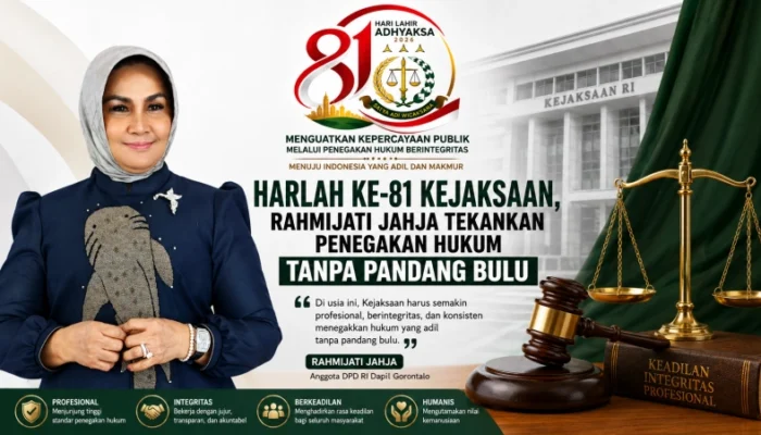 Harlah ke-81 Kejaksaan, Rahmijati Jahja Tekankan Penegakan Hukum Tanpa Pandang Bulu